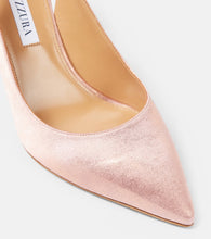 Aquazzura Bow Tie 85 metallic pumps