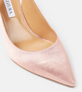 Aquazzura Bow Tie 85 metallic pumps
