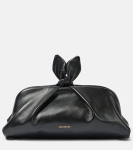 Aquazzura Bow Tie Small leather clutch. Shop Aquazzura Clutches for women now.