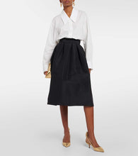Aquazzura Bow Tie metallic leather pumps