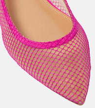 Aquazzura Bow tie mesh ballet flats