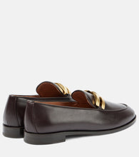 Aquazzura Brandi leather loafers