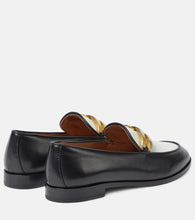 Aquazzura Brandi leather loafers