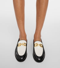 Aquazzura Brandi leather loafers