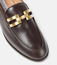 Aquazzura Brandi leather loafers
