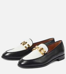 Aquazzura Brandi leather loafers