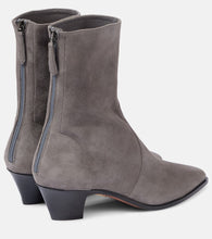 Aquazzura Brunswick 45 suede ankle boots