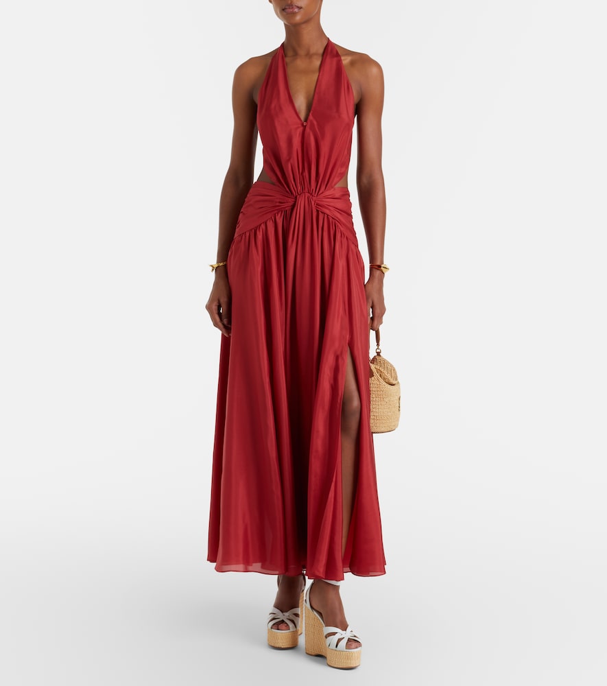 Aquazzura Copacabana leather wedge sandals