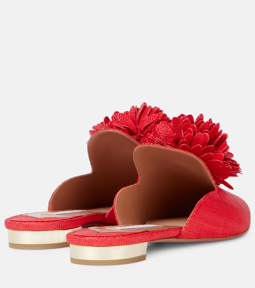 Aquazzura Couturier applique mules
