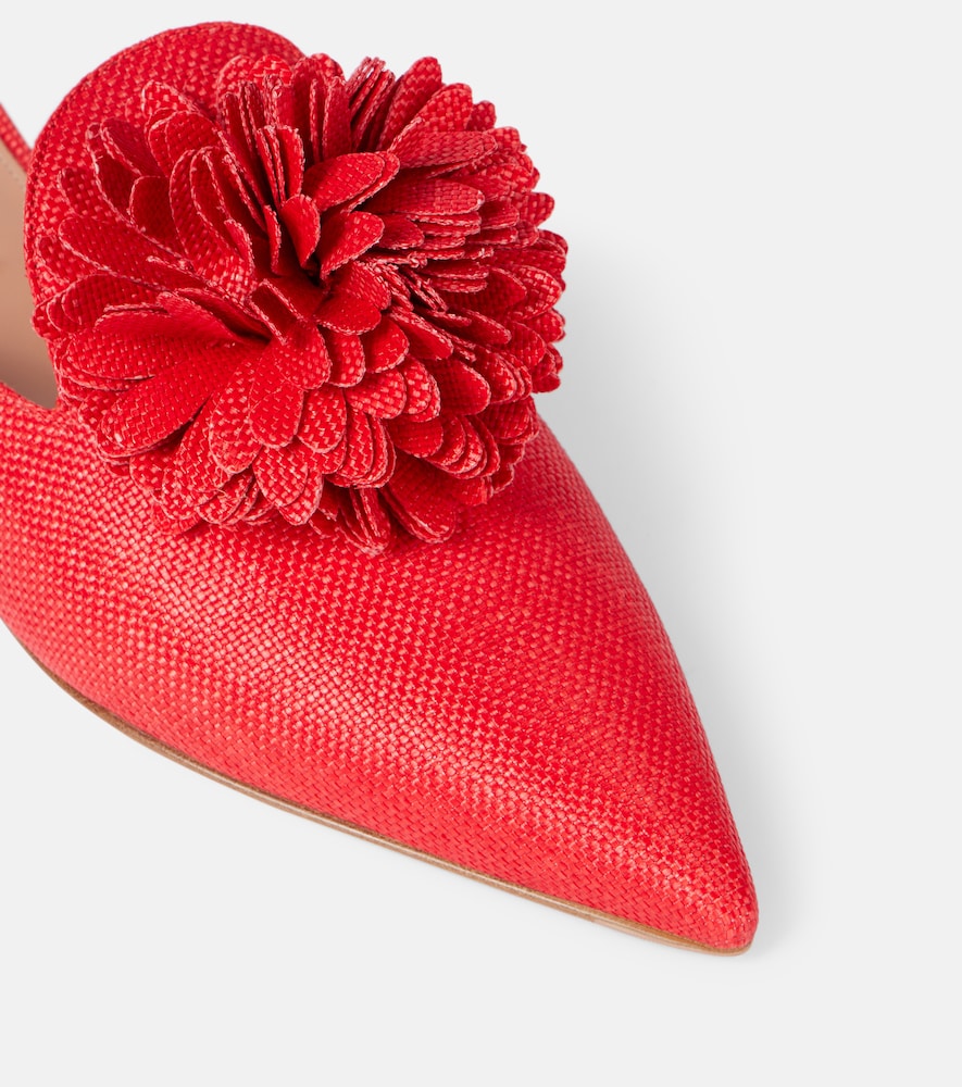 Aquazzura Couturier applique mules