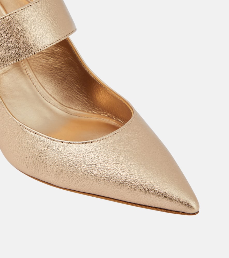 Aquazzura Crystal Macaron 75 embellished mules