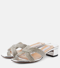 Aquazzura Crystal Muse 35 embellished mules