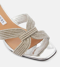 Aquazzura Crystal Muse 35 embellished mules