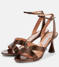 Aquazzura Daryl 75 leather sandals