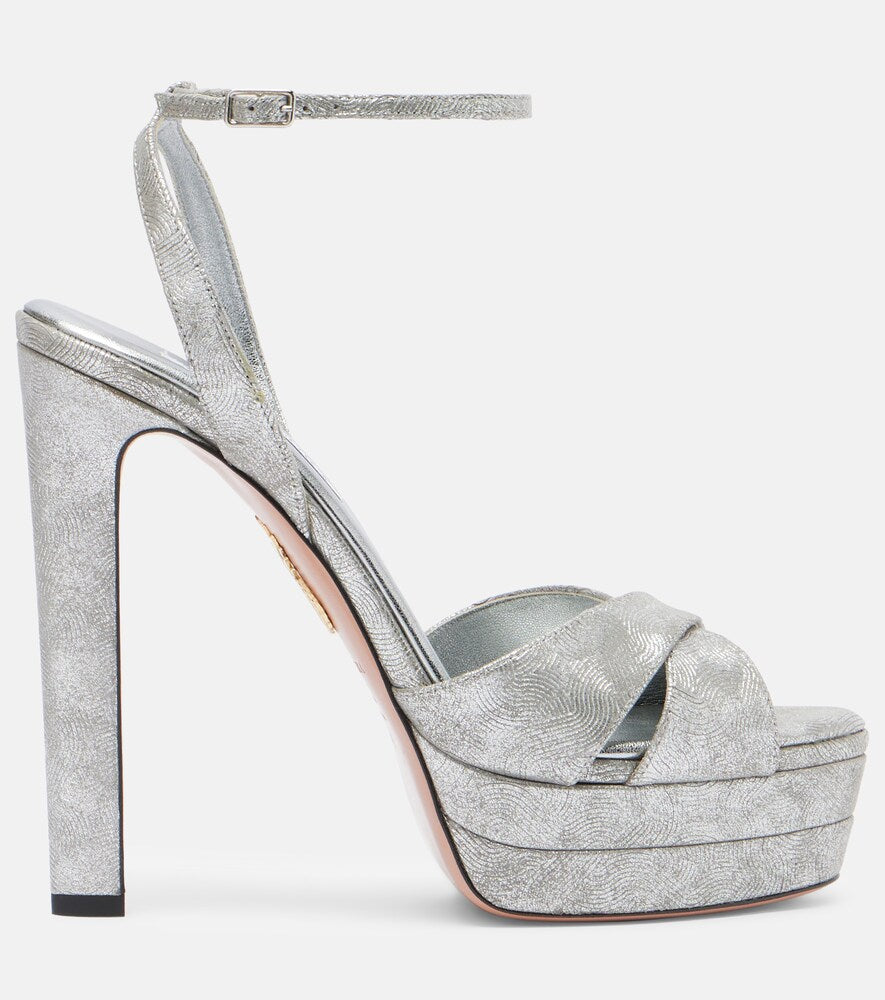 Aquazzura Divine 130 platform sandals