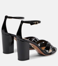 Aquazzura Divine 85 patent leather sandals