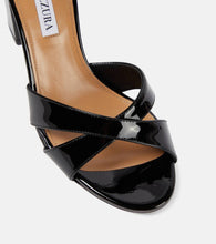 Aquazzura Divine 85 patent leather sandals