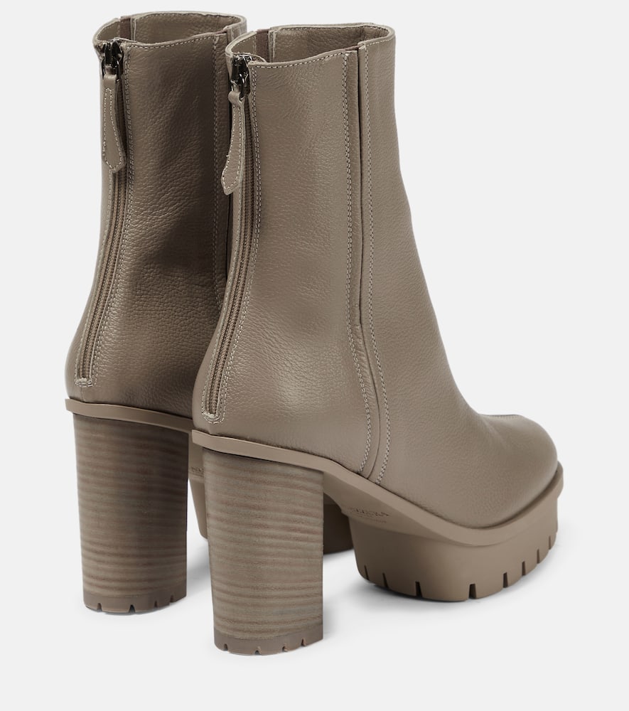Aquazzura Francoise leather ankle boots