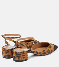 Aquazzura French Flirt 35 leopard-print suede pumps