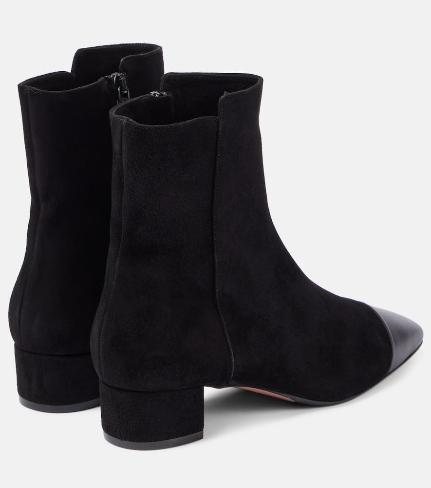 Aquazzura French Flirt suede booties
