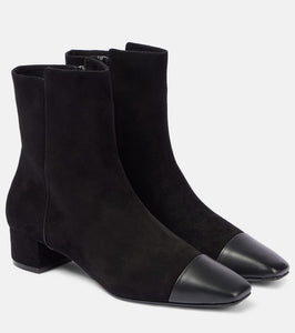 Aquazzura French Flirt suede booties