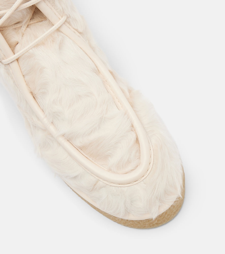 Aquazzura Frosty shearling ankle boots