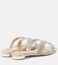 Aquazzura Gatsby embellished slides