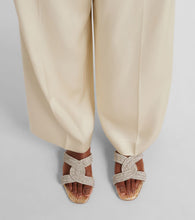 Aquazzura Gatsby embellished slides