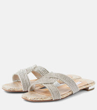 Aquazzura Gatsby embellished slides