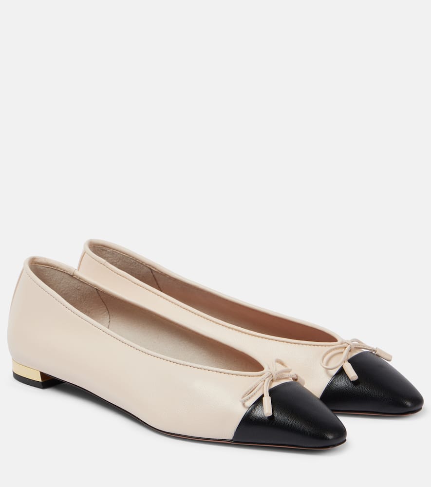 Aquazzura Gioia leather ballet flats