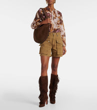 Aquazzura Gytane 85 fringed suede knee-high boots