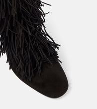 Aquazzura Gytane 85 suede ankle boots