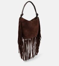 Aquazzura Gytane Medium suede tote bag