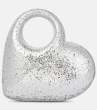 Aquazzura Heart embellished clutch