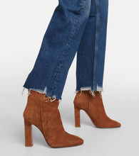 Aquazzura Joplin suede ankle boots