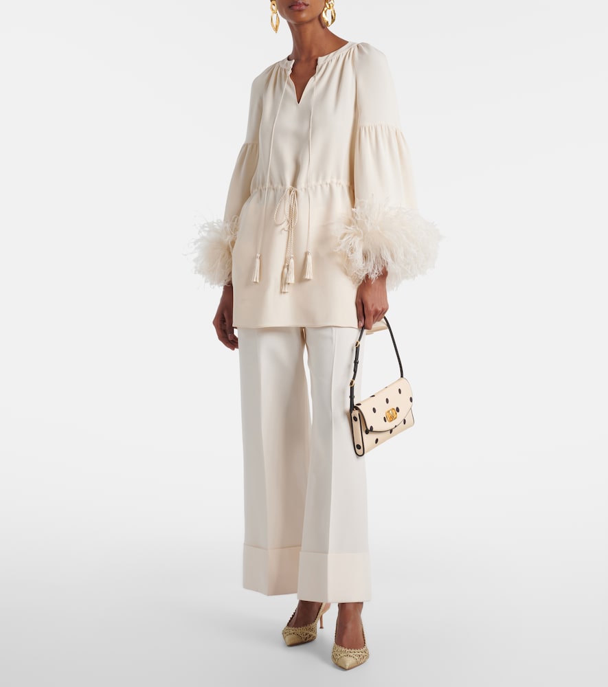 Aquazzura Kahlo metallic raffia and mesh slingback pumps