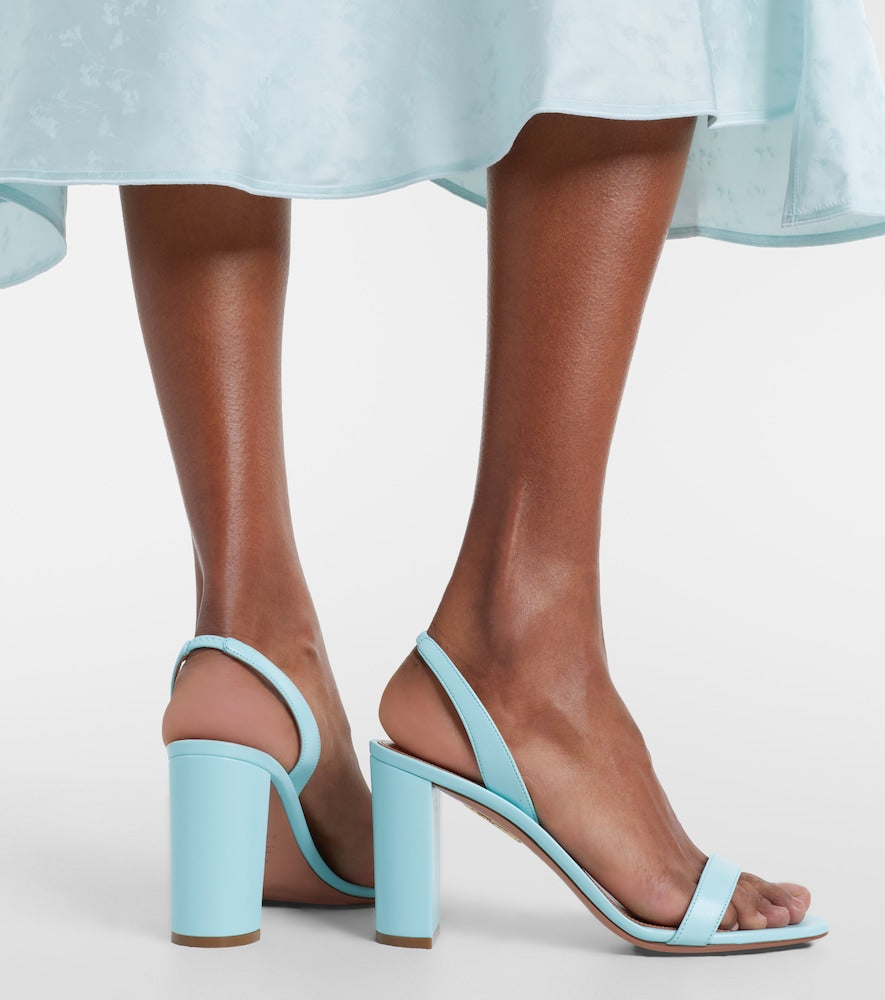 Aquazzura Leather slingback sandals