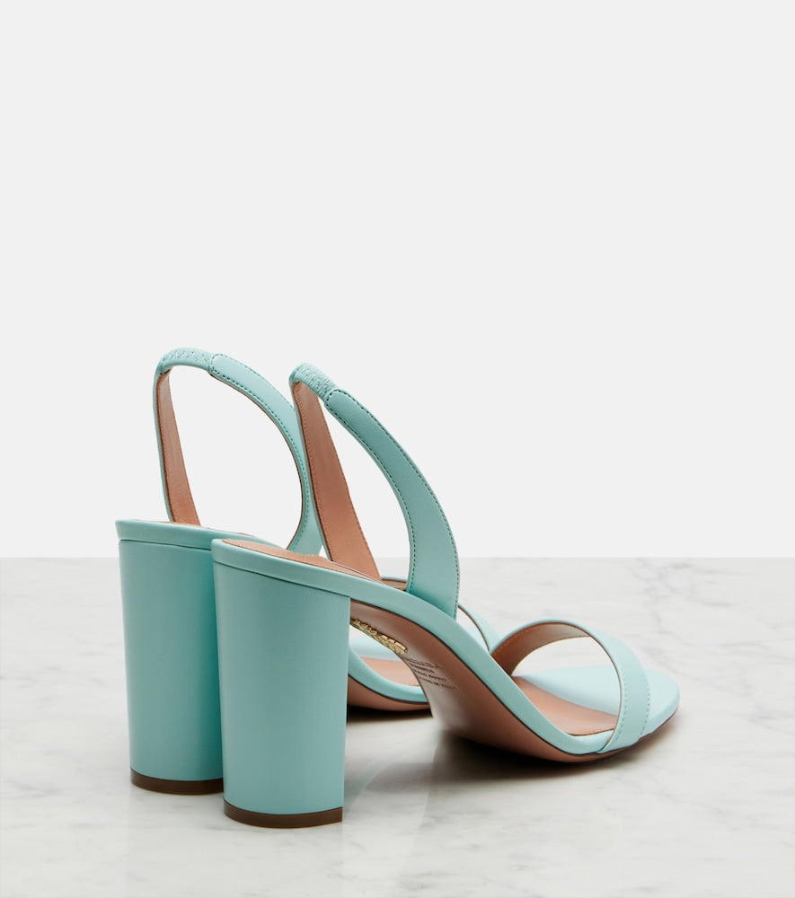Aquazzura Leather slingback sandals