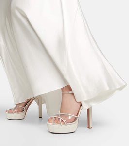 Aquazzura Lido 130 platform sandals
