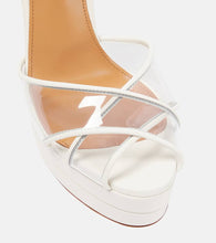 Aquazzura Lido 130 platform sandals