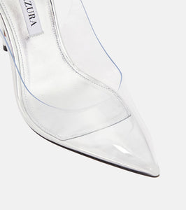 Aquazzura Love Link 105 PVC slingback pumps