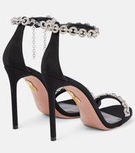 Aquazzura Love Link 105 embellished sandals
