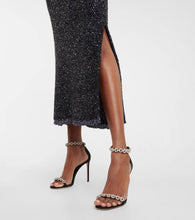 Aquazzura Love Link 105 embellished sandals