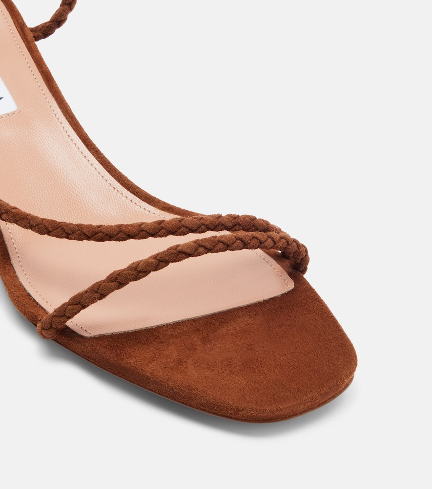 Aquazzura Luca braided suede sandals