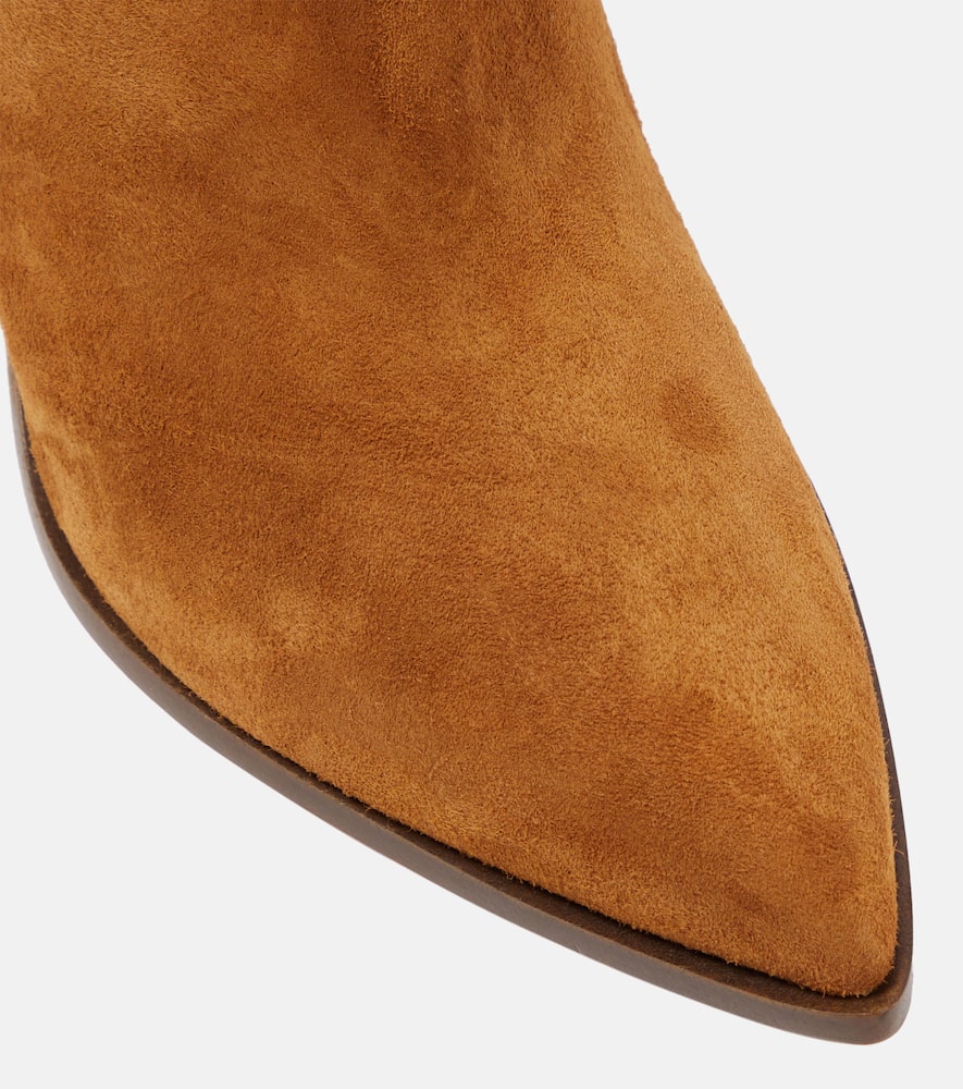 Aquazzura Marfa fringed suede ankle boots