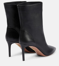 Aquazzura Matignon 75 leather ankle boots
