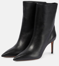 Aquazzura Matignon 75 leather ankle boots