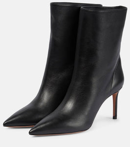 Aquazzura Matignon 75 leather ankle boots