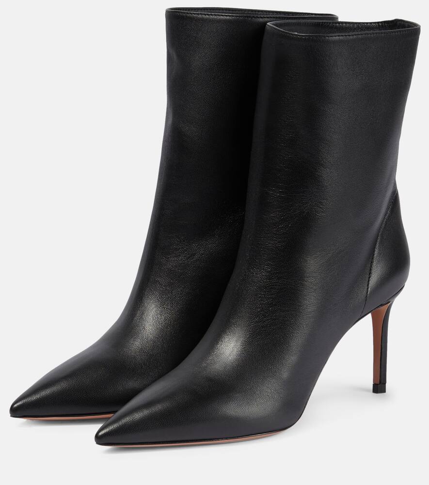 Aquazzura Matignon 75 leather ankle boots