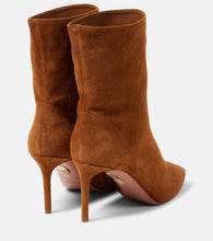 Aquazzura Matignon suede booties